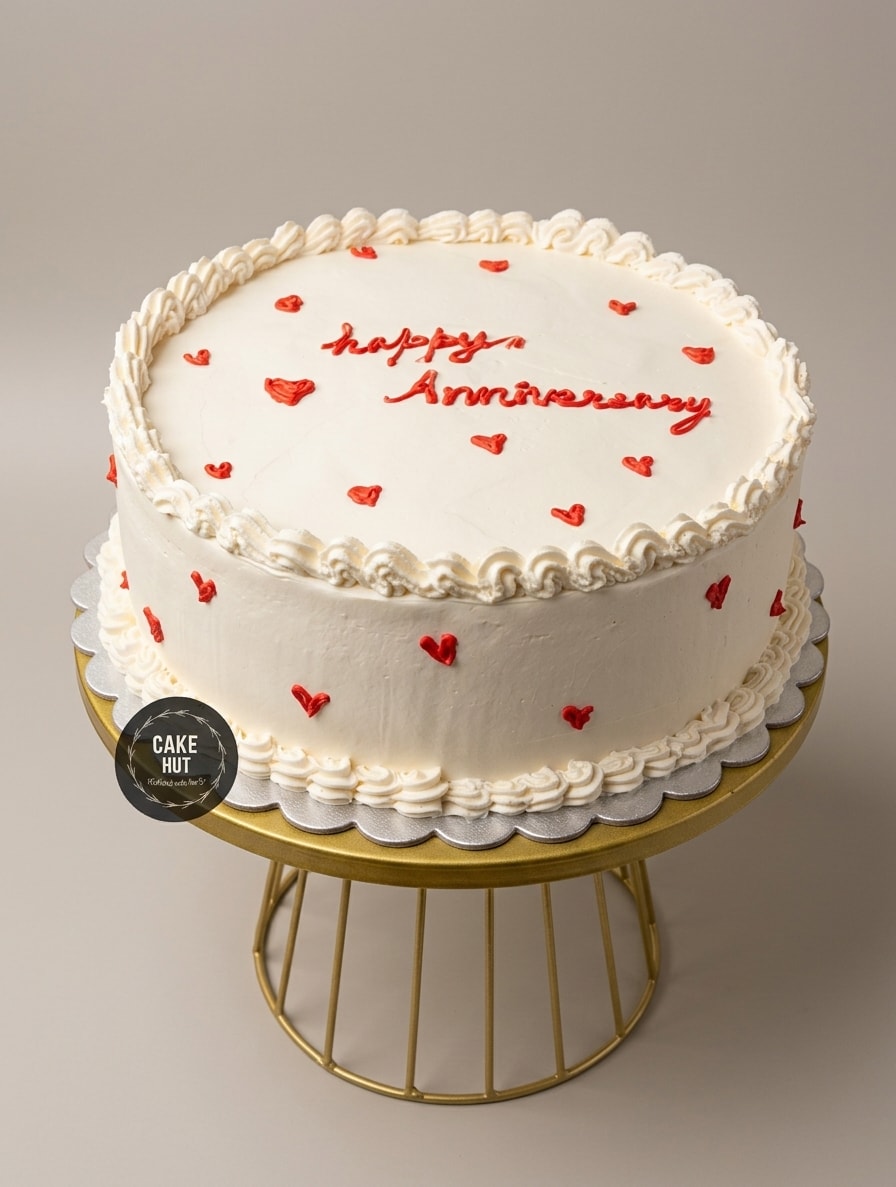 Anniversary celebration cake